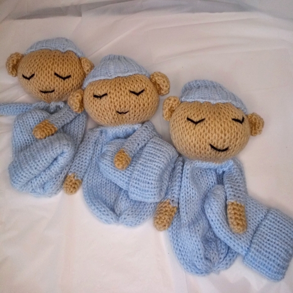 Handmade Knitted Soft Baby and Premie Hat - Picture 6 of 9